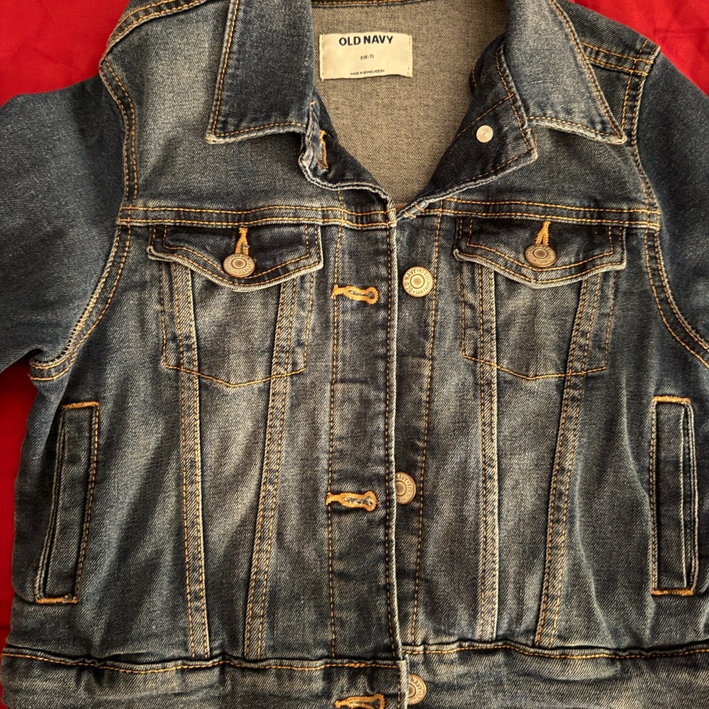 Old Navy Blue Denim Jean Jacket for Kids